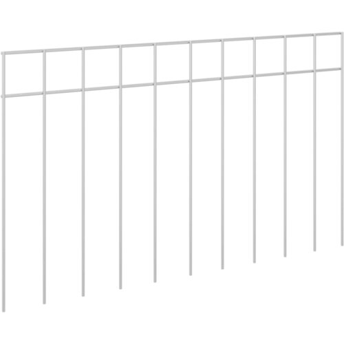vidaXL Vrtni panel ograje 24 pcs Pocinkano jeklo Srebrna, (5000301305) Cene