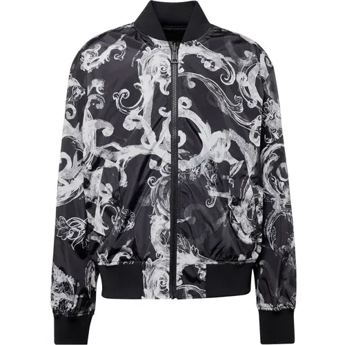 Versace Jeans Couture Prijelazna jakna '76UP407' siva / crna / bijela