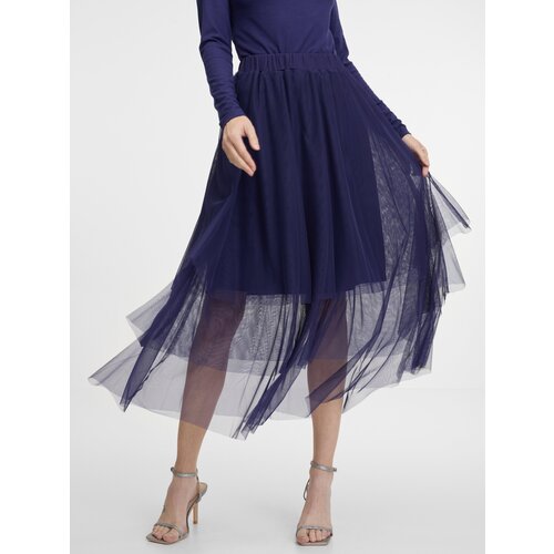 Orsay Dark blue women&amp;#039;s skirt midi - Women&amp;#039;s Slike