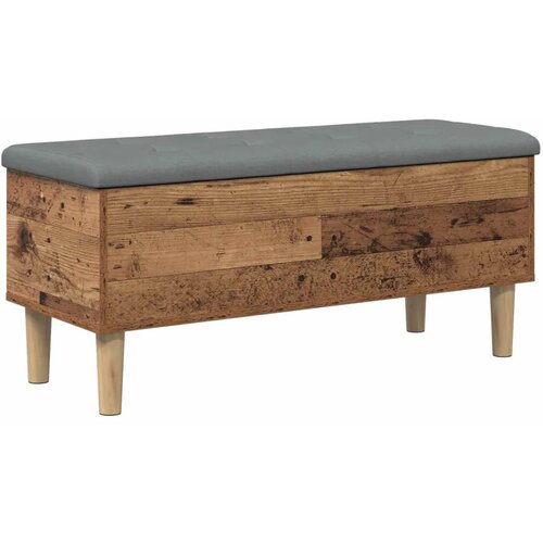  Klupa za odlaganje s jastučićem Staro drvo 102 x 42 x 46 cm - Staro drvo 102 x 42 x 46 cm Cijene