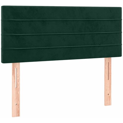 Box spring krevet s madracem tamnozeleni 90x190 cm bar&amp;scaron;unasti Slike