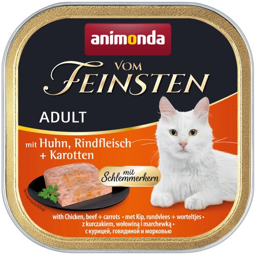 Animonda vom Feinsten Adult z gurmansko sredico 6 x 100 g - Pi&amp;scaron;čanec, govedina &amp;amp; korenje Slike