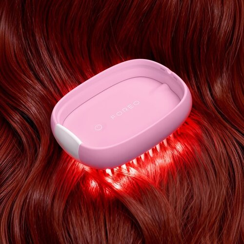Foreo FLIP&amp;trade; LED Detangling Hairbrush krtača za lase z LED-osvetlitvijo Pearl Pink 1 kos Slike