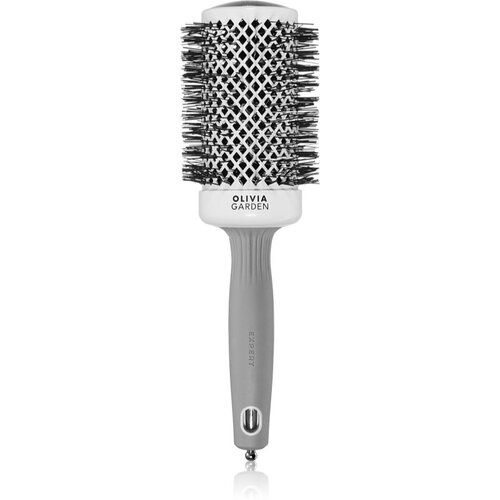 Olivia Garden Expert Shine Wavy Bristles White&Grey krtača za lase průměr 55 mm 1 kos Cene