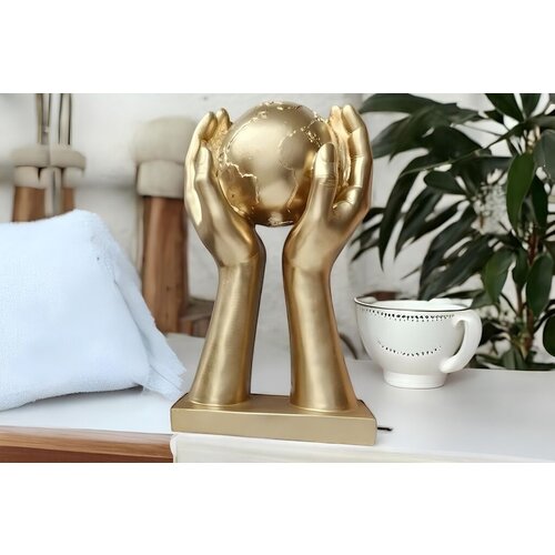 Aberto Design dekorativna figura CY0469, 18x10x34 cm, zlatna boja Cene