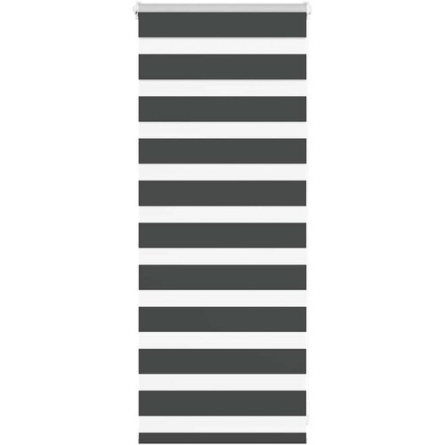 vidaXL Zavjesa zebra crna 60x100 cm širina tkanine 55,9 cm poliester Cijene
