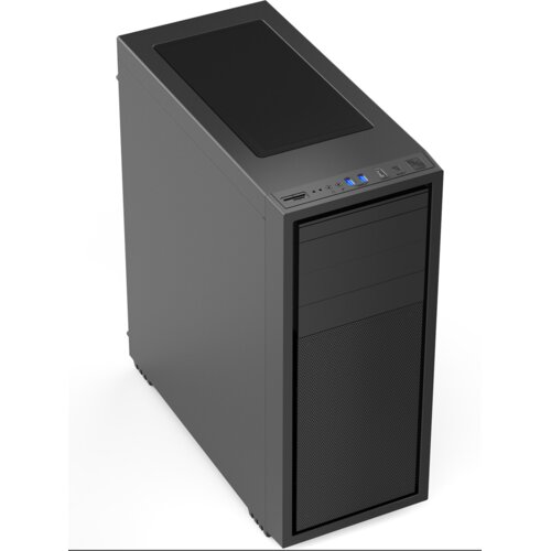 Gembird Fornax K500 ATX computer case, Midi Tower, Black Cijene