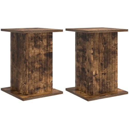  Stalak za biljke 2 pcs Dimljeni hrast 30,5 x 30 x 43 cm Slike