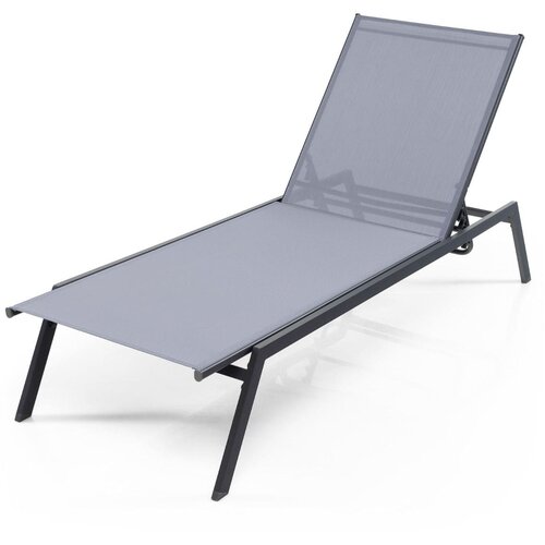 Costway Vrtni ležalnik z nastavljivim naslonom Ležalnik na plaži, (5000194752) Cene
