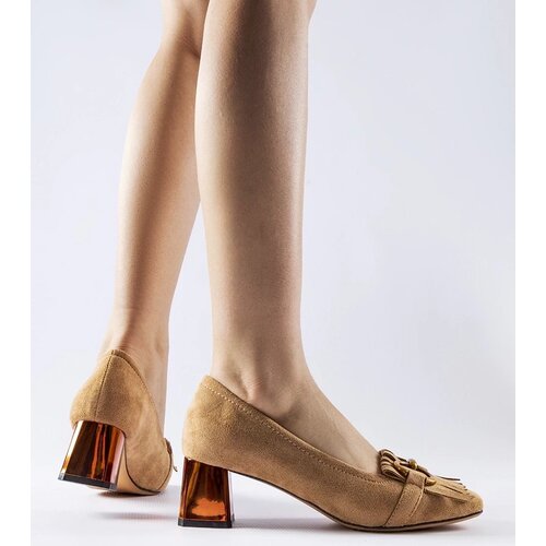 D/CEO Beige high heel pumps Unos Cene