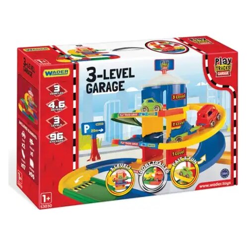 Wader Play Tracks: Garaža na tri kata sa 2 autića - Cene