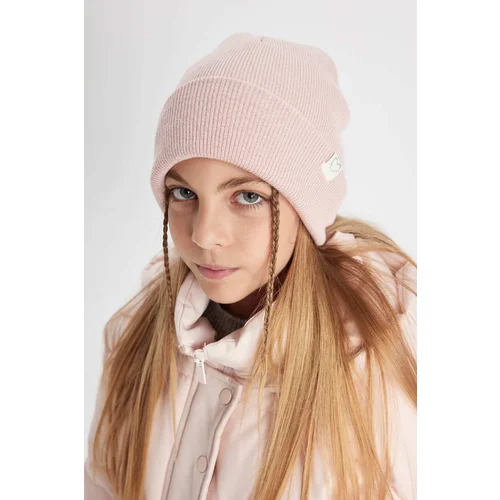 Defacto Girl's Woven Labeled Knitted Beret