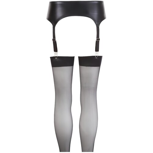NO:XQSE Suspender Belt and Stockings 2340089 Black M Slike