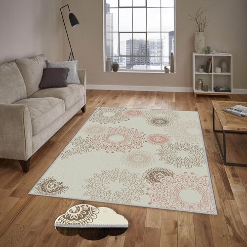 Conceptum Hypnose tepih Eexfab1151, pravougaoni, 100 x 200 cm, krem-roza Cene