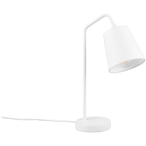 Tri O Bijela stolna lampa s tekstilnim sjenilom (visina 45 cm) Buddy – Cijene