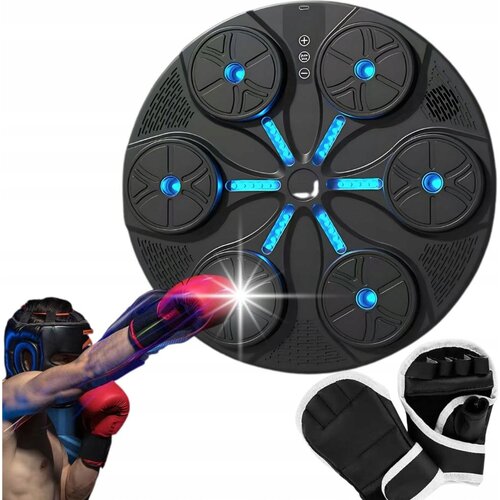  Led interaktivni boksački &amp;scaron;tit mma coach music usb 35cm i rukavice Slike