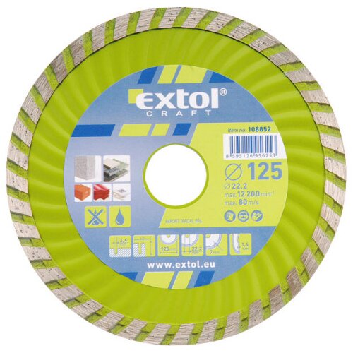 Extol Craft Dijamant sečivo TURBO (fleks ploča) 115X2X222mm EC 108851 Cene
