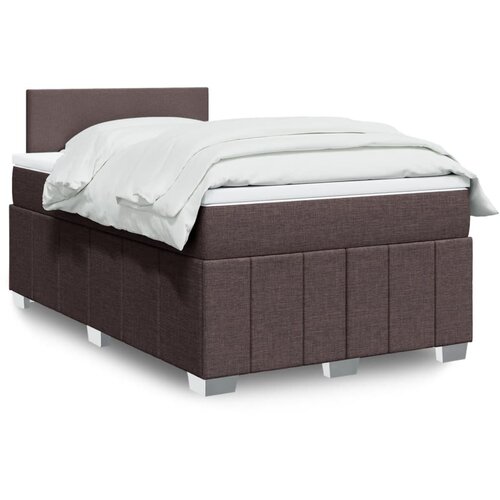  Krevet box spring s madracem tamnosmeđi 120 x 190 cm od tkanine Cijene