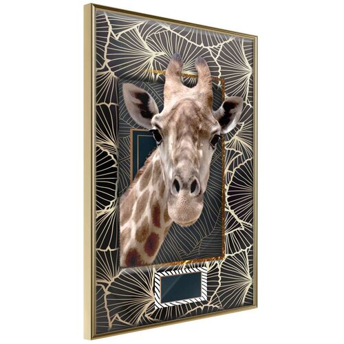  Poster - Giraffe in the Frame 20x30 Slike