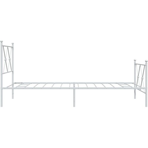  okvir kreveta uzglavlje i podnožje bijeli 90 x 200 cm Slike