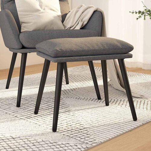  Tabure svjetlosivi 45x29 5x35 cm od tkanine - Svjetlosiva 1 Cijene