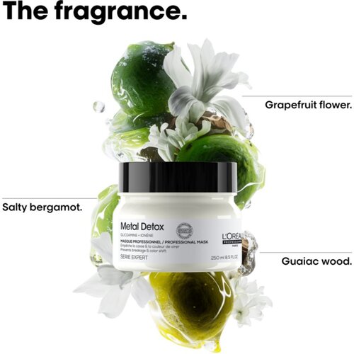 L&amp;acute;Or&amp;eacute;al Paris Serie Expert Metal Detox globinsko hranilna maska za barvane in po&amp;scaron;kodovane lase 150 ml Slike