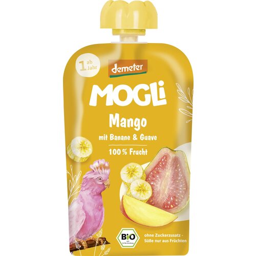 Mogli Bio "Quetschie" vrečka, mango in guava - 100 g Cene
