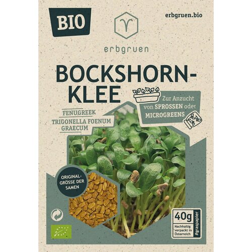  Grško seno BIO - mikrozelenje/semena kalčkov - 40 g Cene