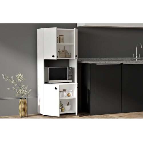 Hanah home Kuhinjska polica 60x140x31.4cm Bijela Cene