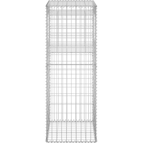 vidaXL Gabionska ko&scaron;ara steber 50x50x140 cm železo Cene