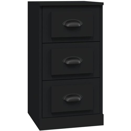 Maison Chic Komoda - Predalnik črna 36x35,5x67,5 cm inženirski les, (21716352) Slike