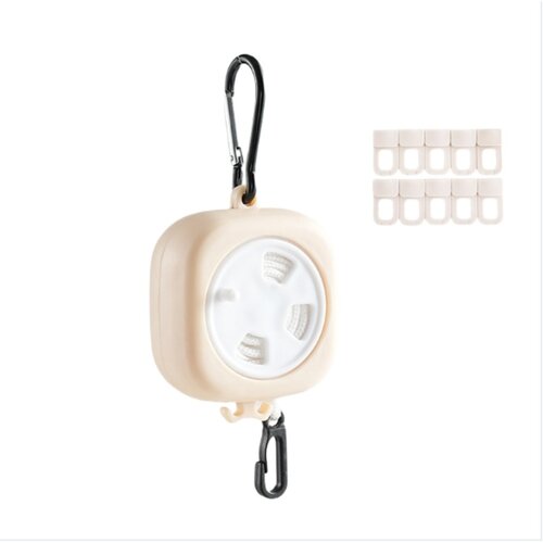 INF Prenosni samonavijalni komplet za sušenje z obešalniki in sponkami Beige, (5000296442) Cene