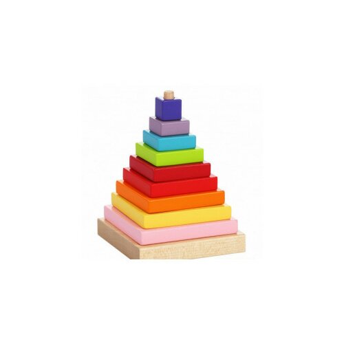 Cubika drvena piramida (9 elemenata) CU13357 Slike