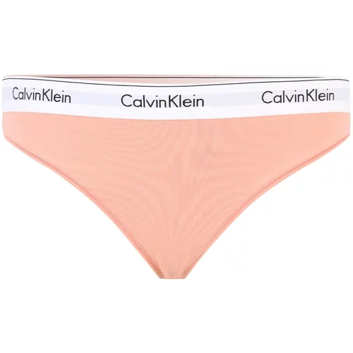 Calvin Klein Underwear Tanga gaćice roza / crna / prljavo bijela