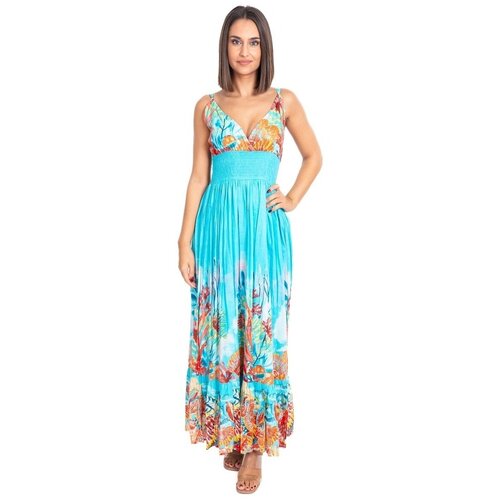 Isla Bonita By Sigris Dolge obleke Dolga Midi Obleka Modra Cene