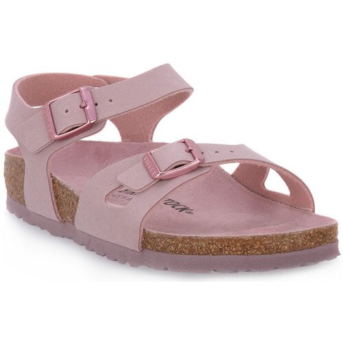 Birkenstock Sandali &amp;amp; Odprti čevlji RIO KIDS LAVANDER BLUSH CALZ S Siva Slike