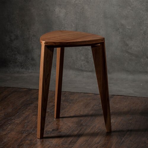 Meda_Furniture Drvena stolica, Tronožac, Brest, 45x30 cm Cene