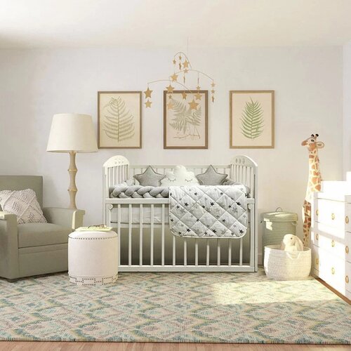 Baby Textil textil komplet posteljina za krevetac bambino siva, 120x60 cm 3100641 Cene