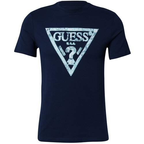 Guess Majica marine / pastelno zelena / bela Cene