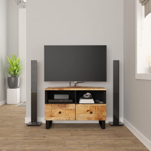 vidaXL TV omarica 70x33x46 cm trden mangov les Cene