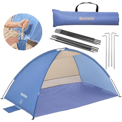  Turistički &amp;scaron;ator za plažu 200 x 120 x 95 cm Bestway 68105 - plavi Slike