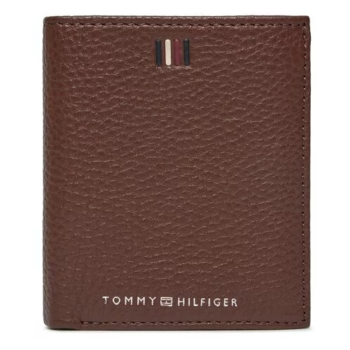 Tommy Hilfiger Velika moška denarnica Th Central Trifold AM0AM11851 Rjava