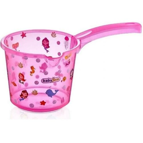 Babyjem bokal za kupanje beba - pink transparent 92-24002 Slike