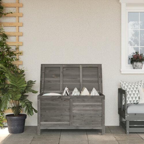 VidaXL Vrtna &amp;scaron;katla za shranjevanje antracitna 99x49,5x58,5 cm jelka Slike