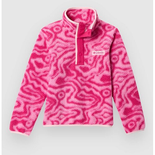 Columbia Helvetia II Printed Snap Kids Half-Zip Pulover iz flisa guav pnk tpgltch / guv pnk Cene