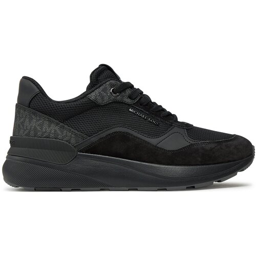 Michael Kors Superge Trevor Mixed-Media Trainer 42F4TRFS7D Črna Slike