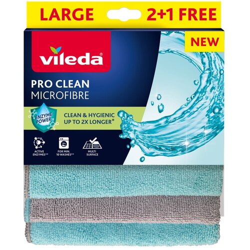 Vileda Krpe za čiščenje v kompletu 6 ks iz mikrovlaken Pro Clean – Cene