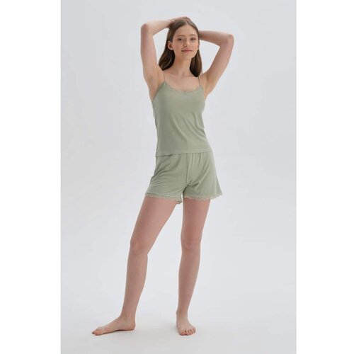 Dagi Shorts - Green - Normal Waist Cene