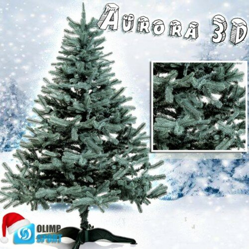  novogodišnja jelka Aurora 3D 150 cm dužine Cene