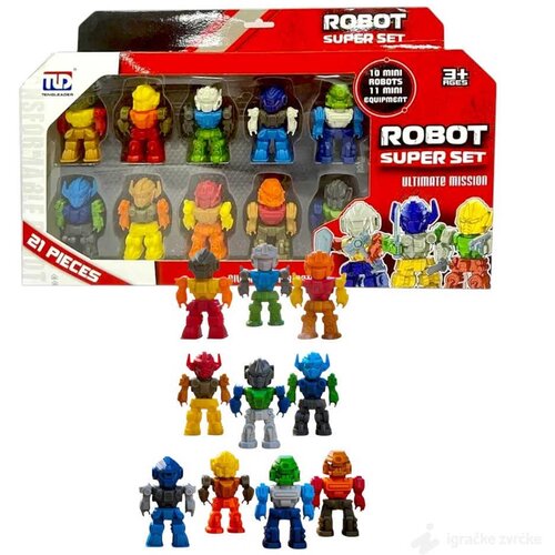  Komplet od 10 robota SUPER SET Cene